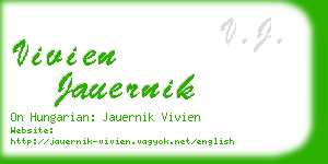 vivien jauernik business card